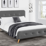 Retro Upholstered Bed 004