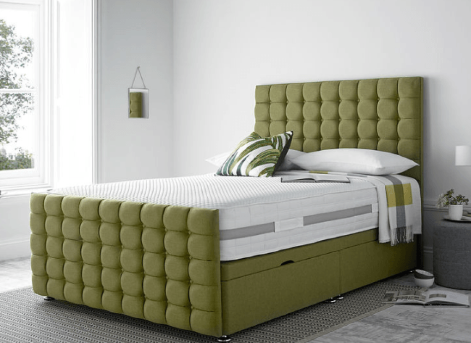 Luxury Divan Bed (High Foot board)