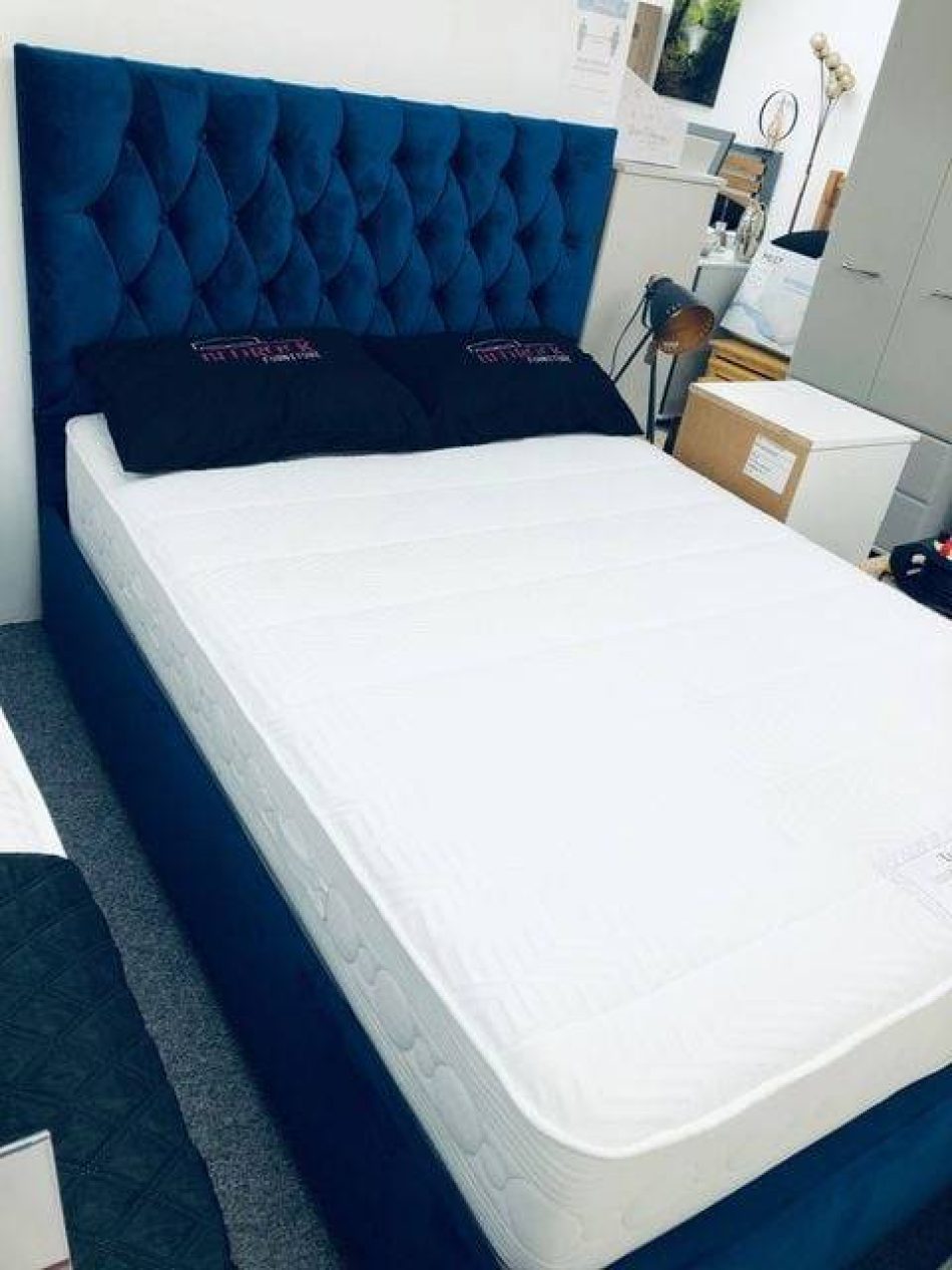 Blue Luxury Bed Frame